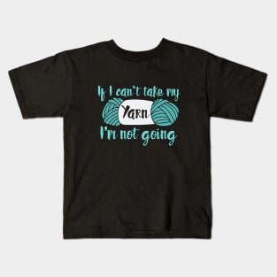 Knitting humor Kids T-Shirt